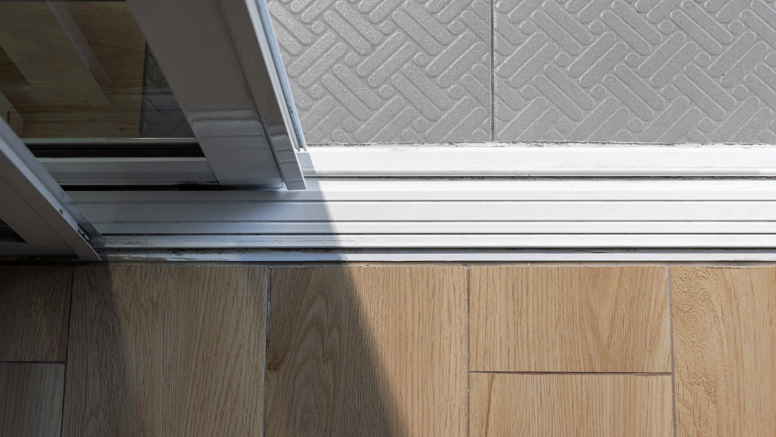 Sealing a door threshold to keep pests out